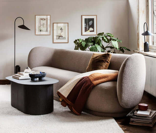 Modern Living Room & Rico Sofa Inspiration by Ferm Living